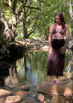 Fern Maxi Skirt - Brown