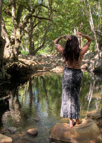 Fern Maxi Skirt - Silver