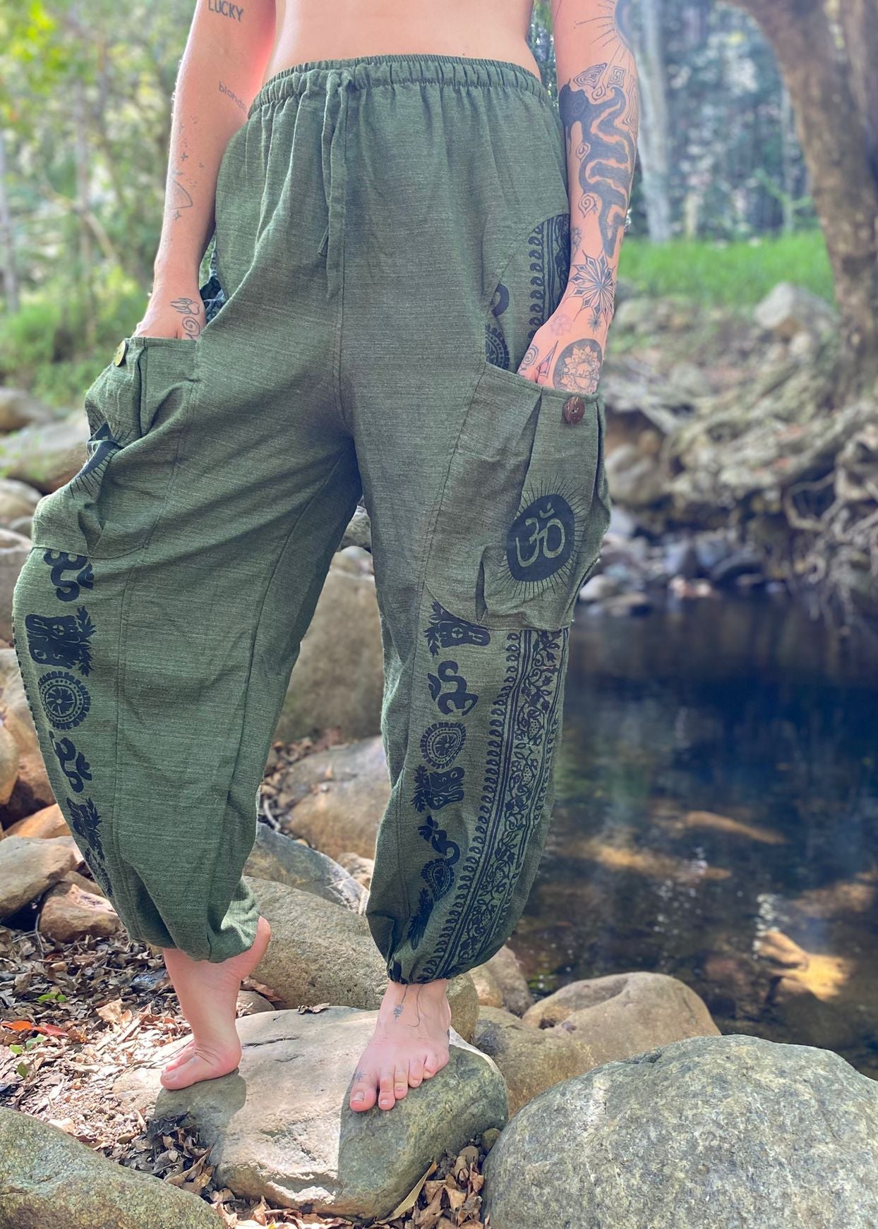 OM Pants - Forest Green